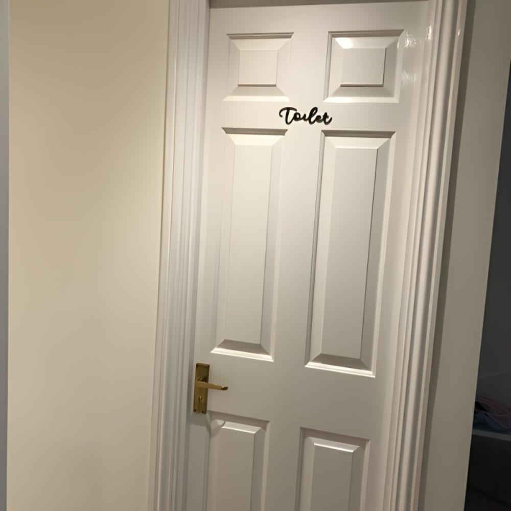 CIFBUY Modern Plastic Letter S - Home Bathroom Door recension och pris