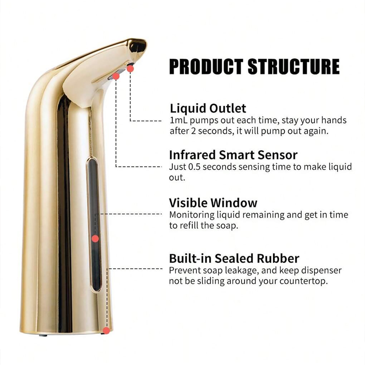 Large Capacity 13.53 Ounces (4 - Home Needs Bathroom Cleaning recension och pris