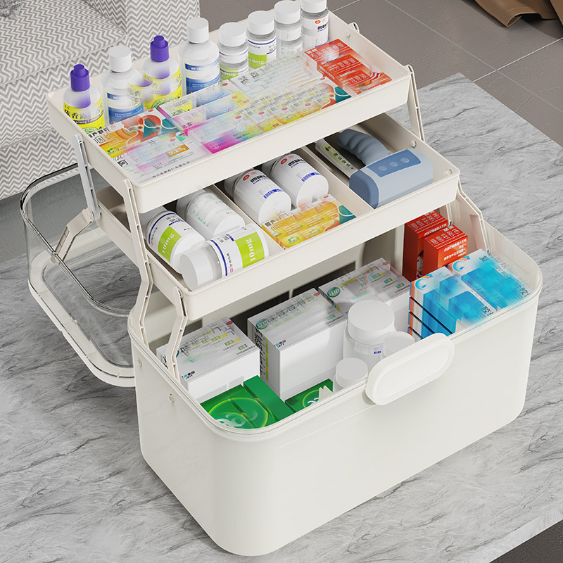 Large Capacity Clear Lid Medic - Home Goods Bathroom Cabinets recension och pris