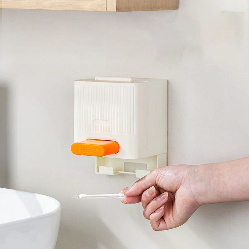 Press Cotton Swab Box Automati - Home One Bathroom recension och pris