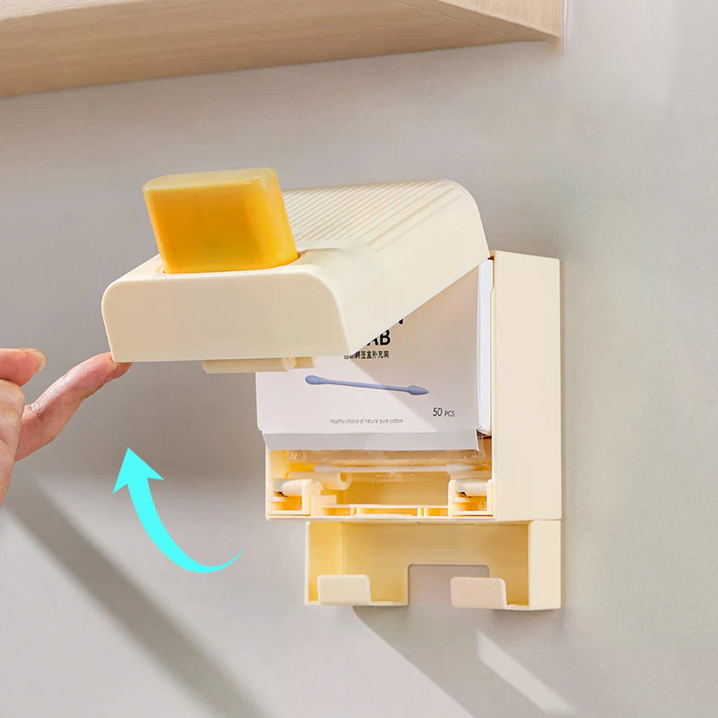 Press Cotton Swab Box Automati - Home One Bathroom recension och pris