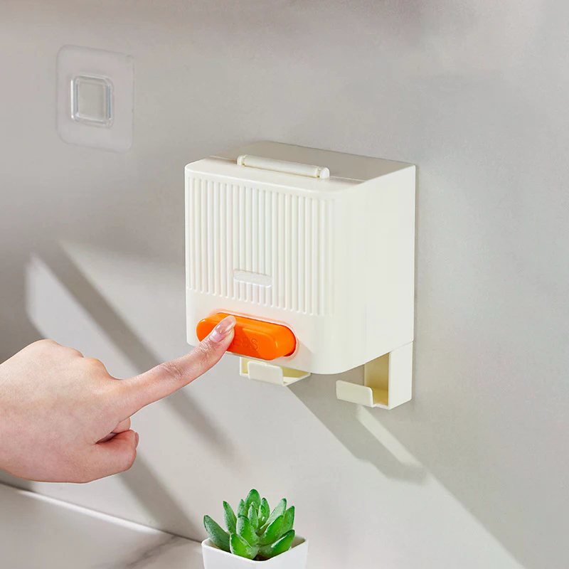 Press Cotton Swab Box Automati - Home One Bathroom recension och pris