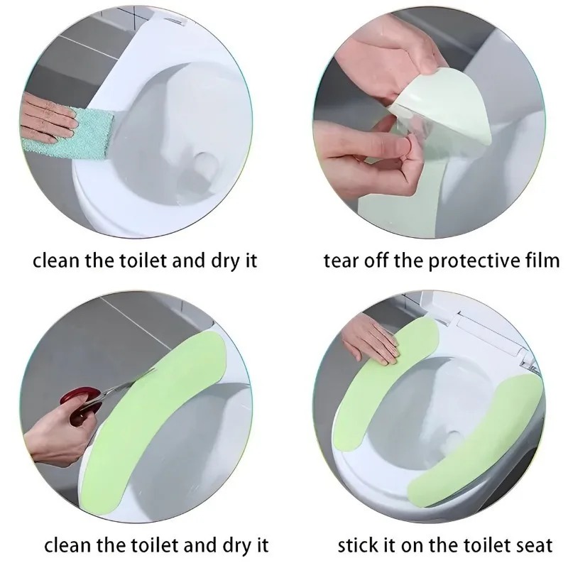 1/5/10Pairs Colorful Toilet Se - Home Bathroom Equipment recension och pris