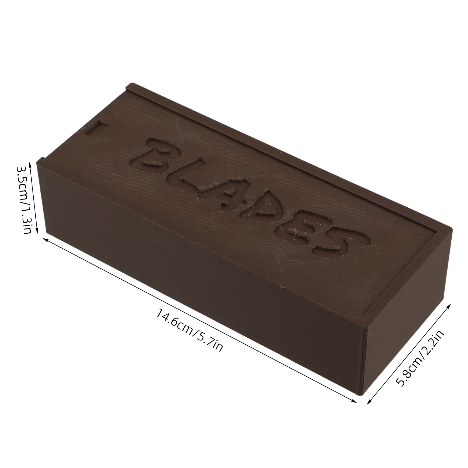 Double Compartment Brown Blade - Home One Bathroom recension och pris