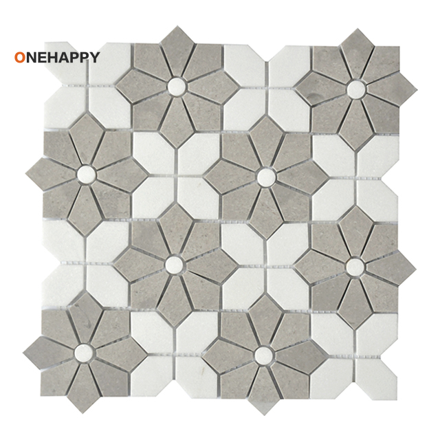 Mosaic Marble Tile for Kitchen - Home Bathroom Tiles Design recension och pris