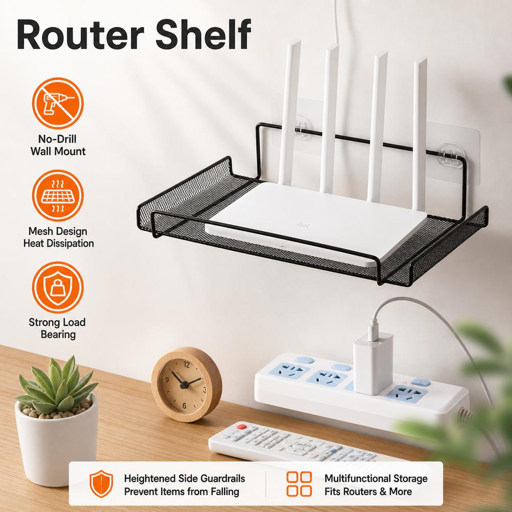 Stainless Steel Wall-Mounted R - Home Bathroom Shelf recension och pris