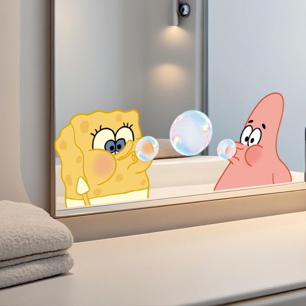 SpongeBob Bathroom Mirror Deca - Home Bathroom Equipment recension och pris
