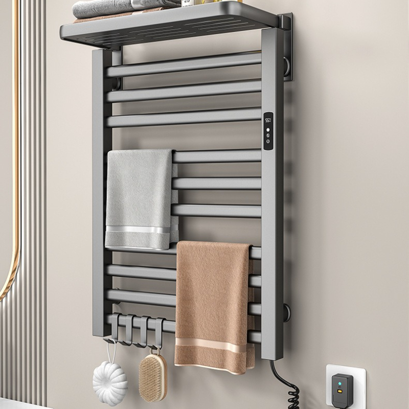 Metal Electric Heat Towel Rail - Home Bathroom Shelf recension och pris