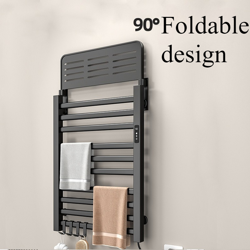 Metal Electric Heat Towel Rail - Home Bathroom Shelf recension och pris