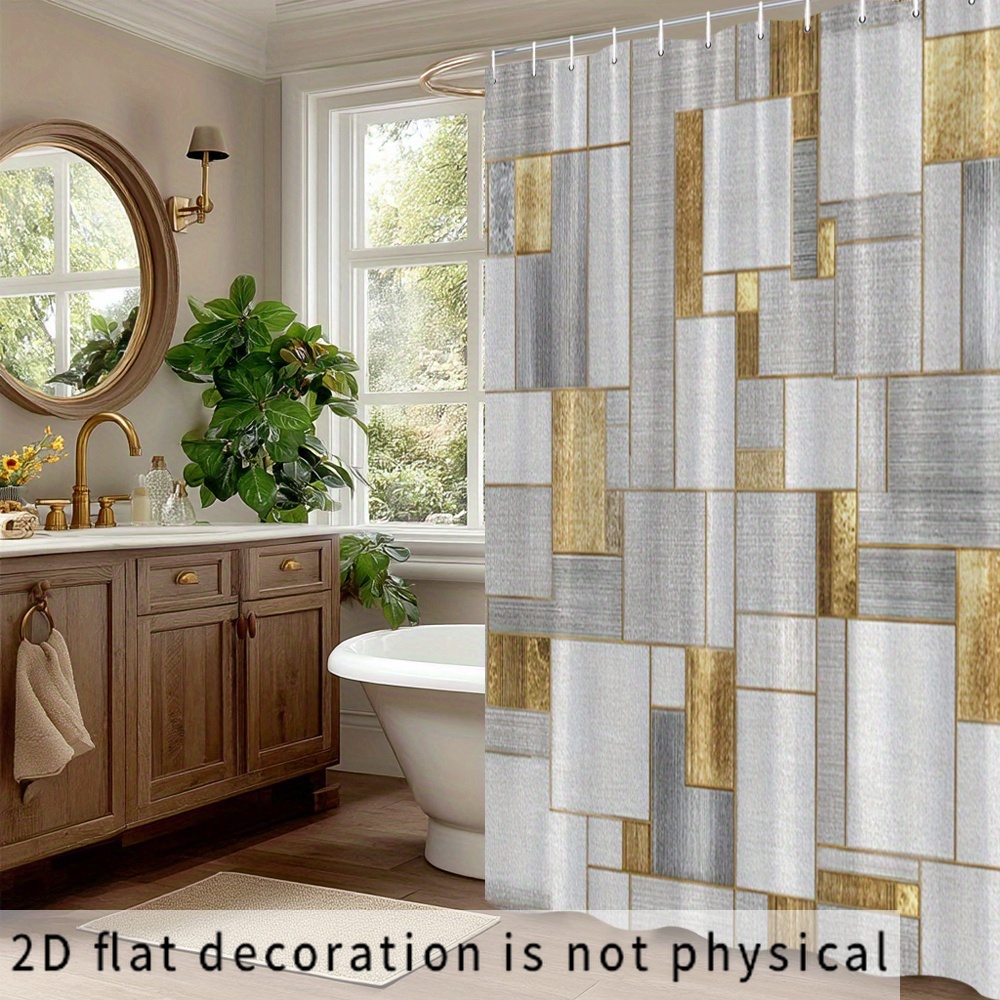 Waterproof Geometric Abstract  - Home Bathroom Tiles Design recension och pris
