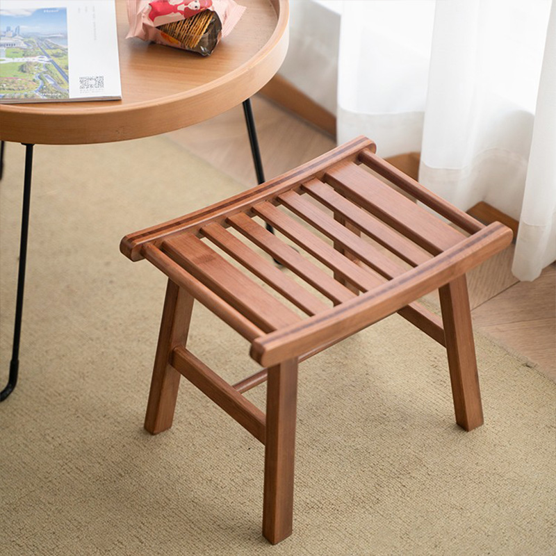 1PC Bamboo Shower Bench Non Sl - Home Bathroom Sauna recension och pris