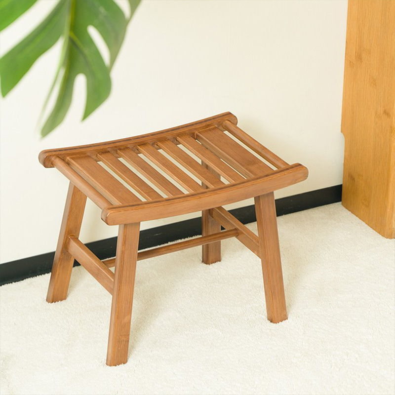 1PC Bamboo Shower Bench Non Sl - Home Bathroom Sauna recension och pris