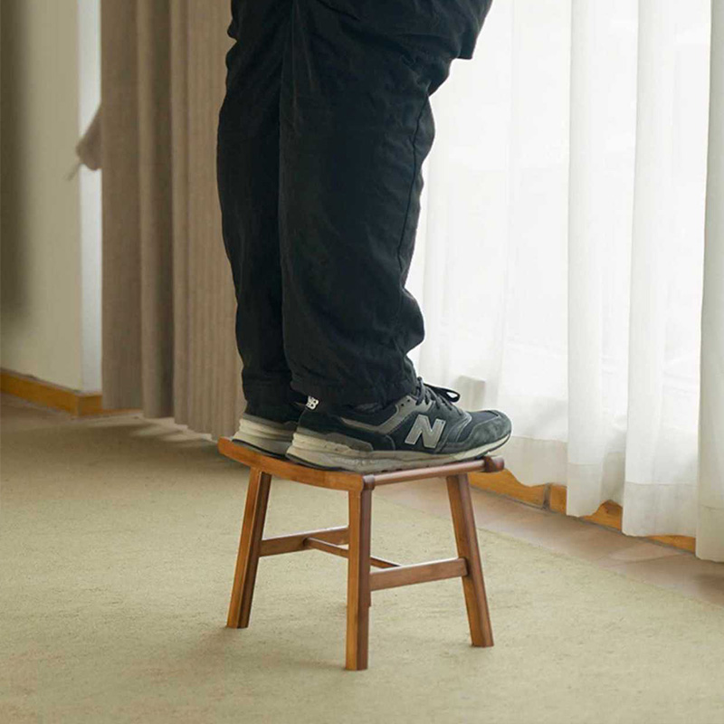1PC Bamboo Shower Bench Non Sl - Home Bathroom Sauna recension och pris