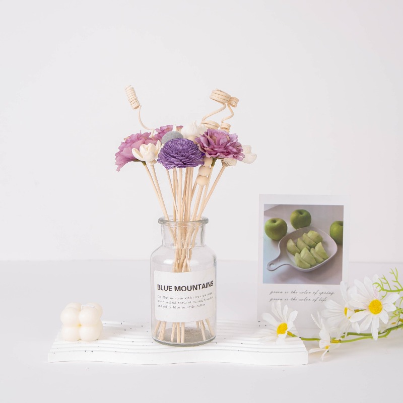 Rattan Sticks and Sola Flowers - Home One Bathroom recension och pris