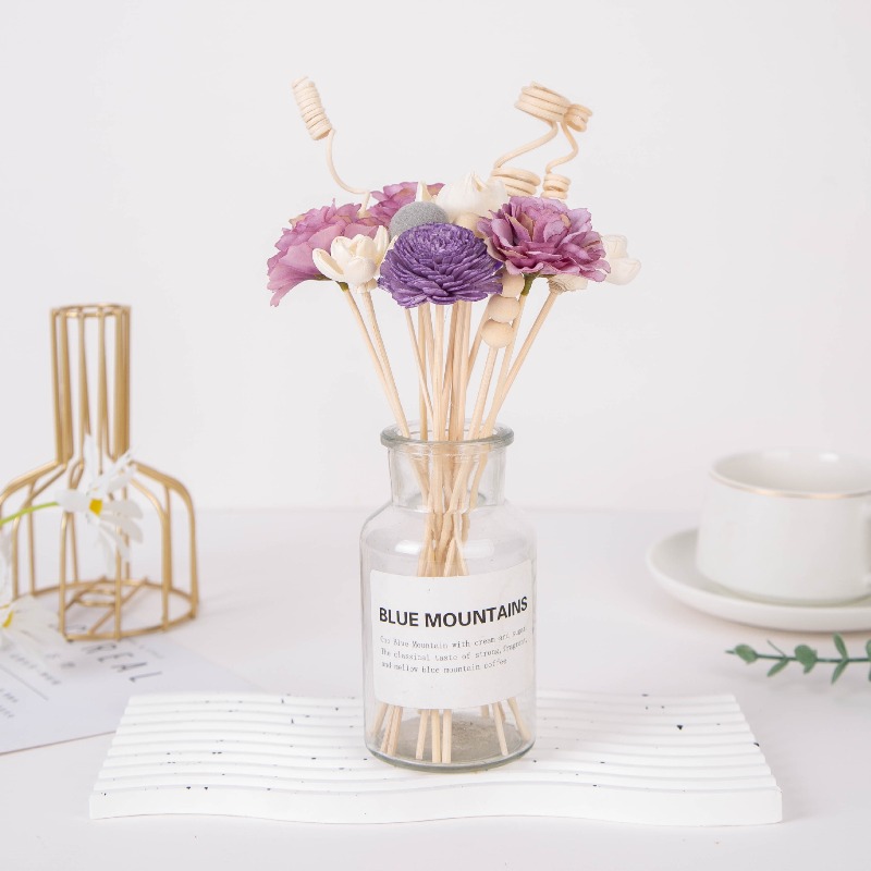 Rattan Sticks and Sola Flowers - Home One Bathroom recension och pris